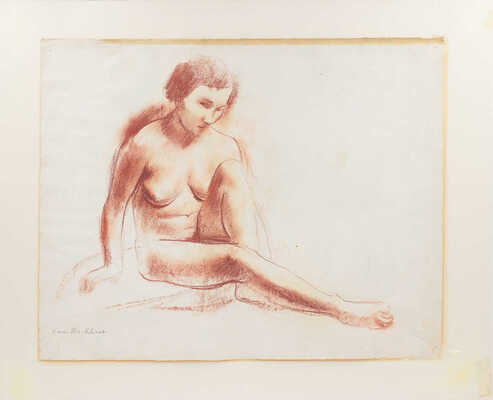 Роклина Вера Николаевна. Сидящая обнаженная 